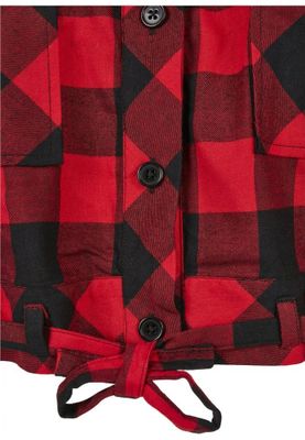 Kort oversize skjortjacka dam