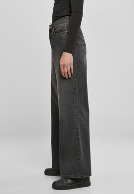 Ladies Wide Leg Denim Pants