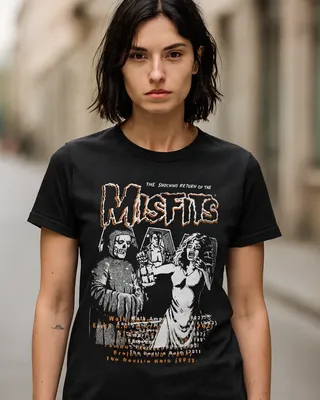 Misfits Shocking Return T-shirt dam i svart