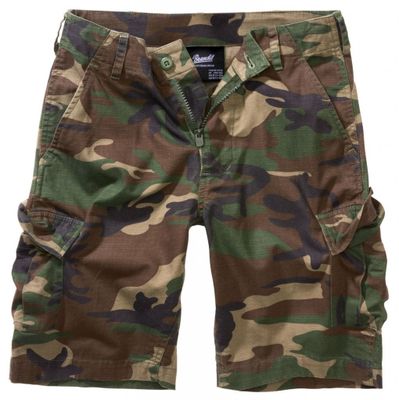 BDU shorts children - woodcamo