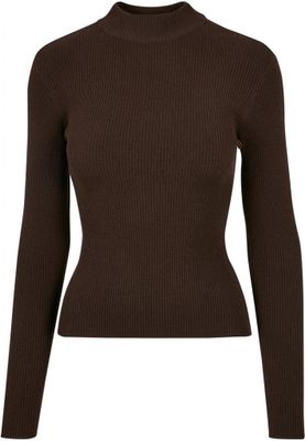 Ladies Rib Knit Turtelneck Sweater