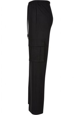 Viscose Cargo Pants with Straight Legs Women