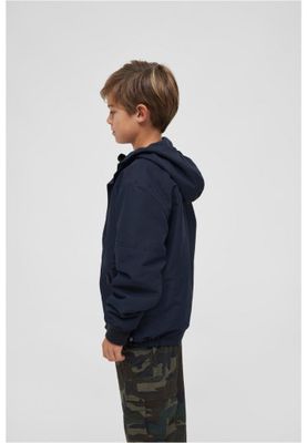 Windbreaker with fleece lining navy - Child