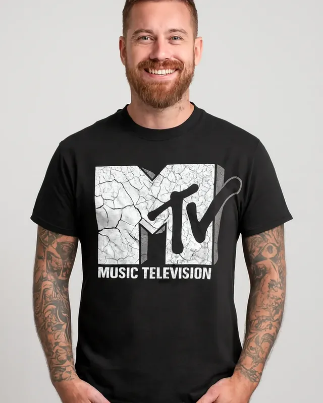 MTV Cracked Logo T-Shirt