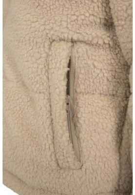 Short teddy jacket lady
