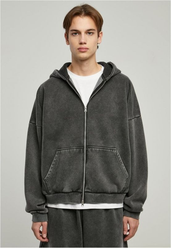 Heavy Sand Washed 90's Zip Hoody