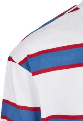 Men's long-sleeved wide-striped oversize sweater