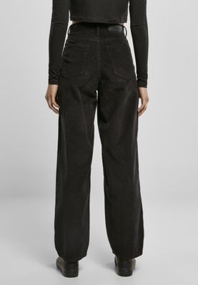 Ladies High Waist 90´S Wide Leg Corduroy Pants