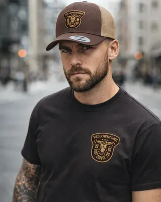 We Don't Choose The Way Premium Trucker Cap (BrownKhaki)