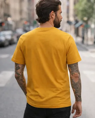 Castrol Bike 1899 Graphic T-shirt i gold