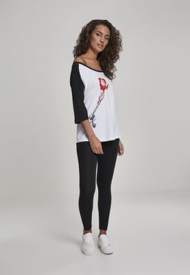 Raglan-t-shirt med pistolprint