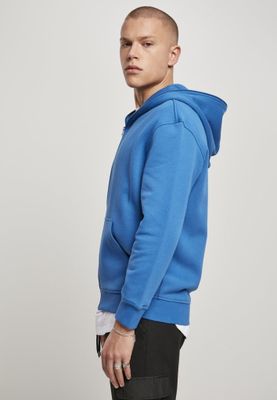 Hoodie with zipper men in organic cotton