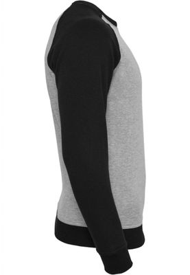 Tvåfärgad raglan sweatshirt