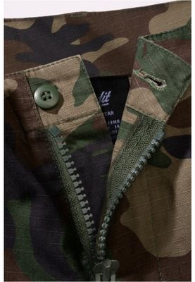 BDU shorts children - woodcamo