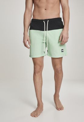 Two-color bath shorts