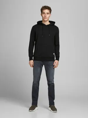 Klassisk hoodie herr