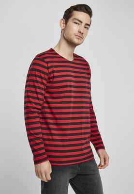 Randig longsleeve herr