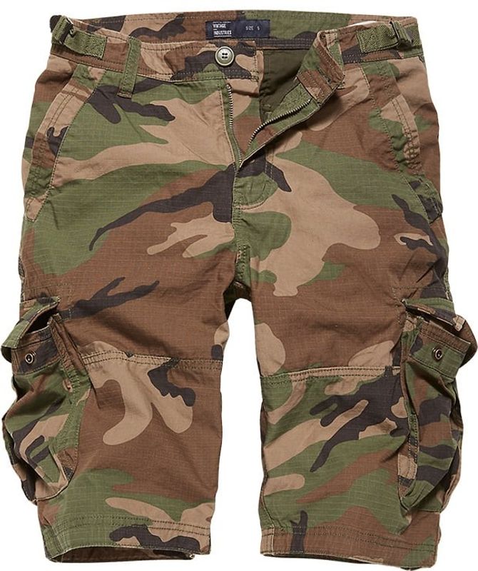 Ripstop cargo shorts men - camo