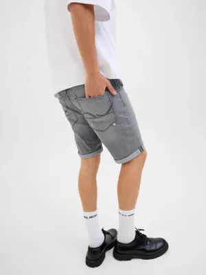 Grå jeansshorts herr