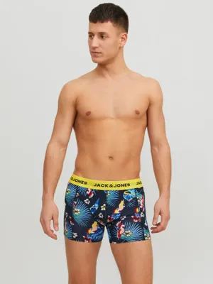 Jacflower boxershorts - 3-pack