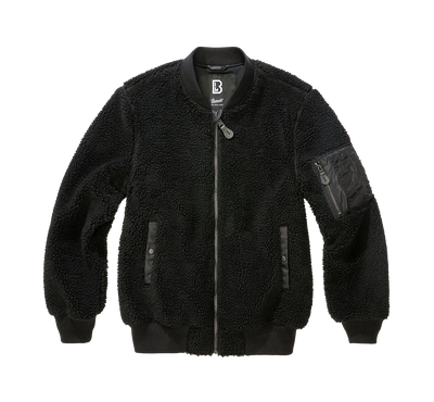 Brandit MA1 Sherpa teddyjacka herr – svart