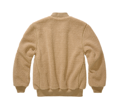 Brandit MA1 Sherpa teddyjacka herr – kamelbrun