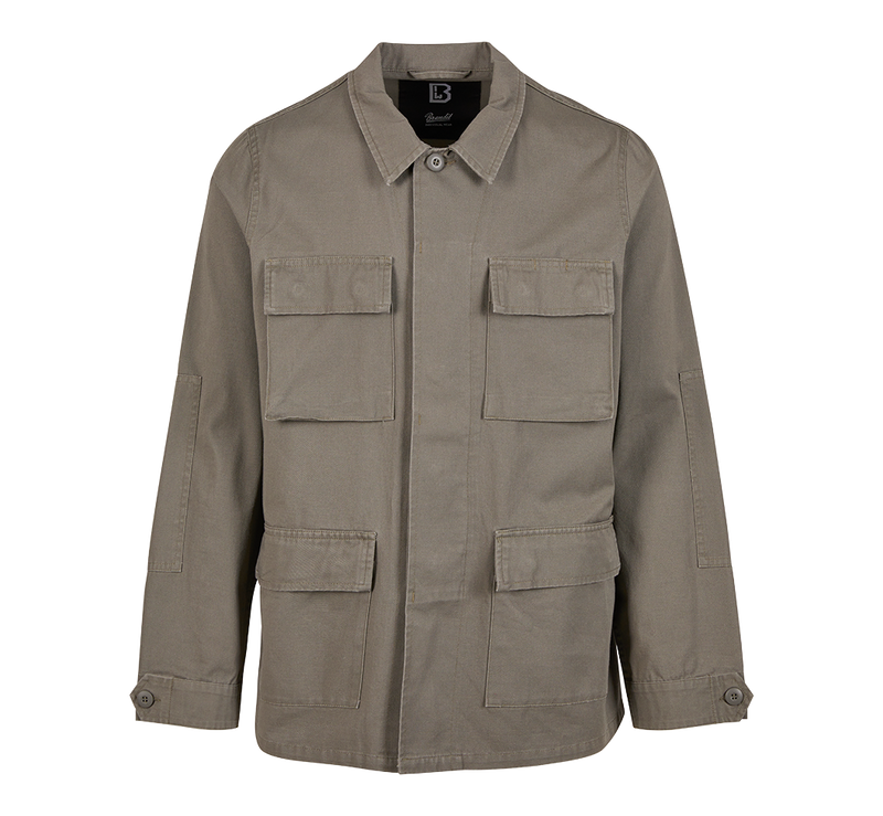 Brandit BDU Twill skjortjacka herr – olivgrön
