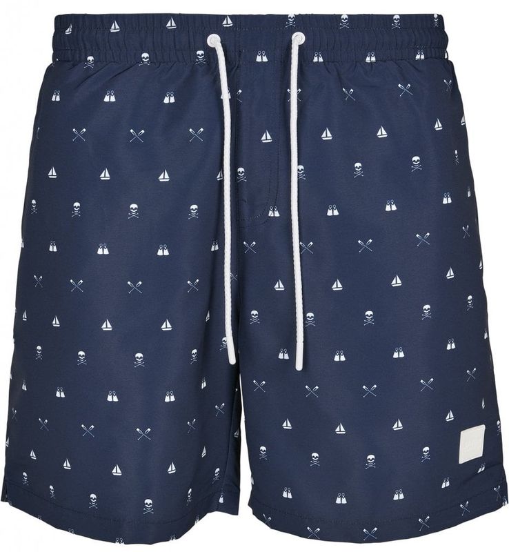 Skull and yacht AOP svømme shorts
