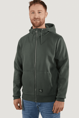 Basic zipped hoodie