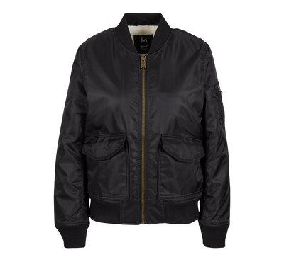 Brandit MA1 Sherpa bomberjacka dam – svart