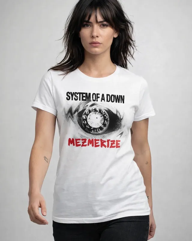 System Of A Down - Mezmerize Clock Girly Tee