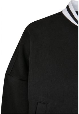 Ladies Oversized College Sweat Jacket