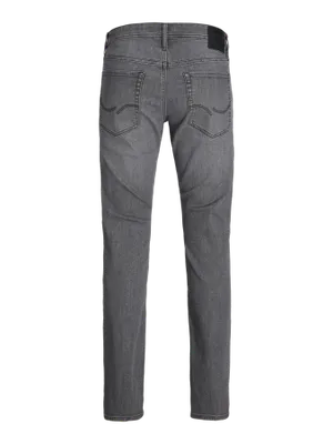 Grå slim fit jeans med stretch - GLENN