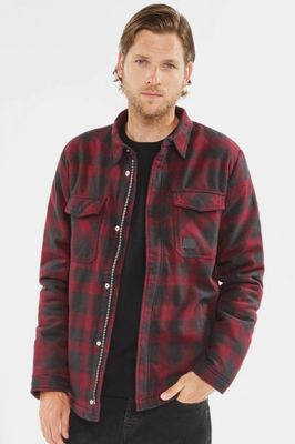 Lumberjack jacket with teddy lining