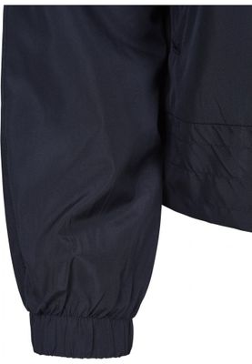 Three-color windbreaker with hood lady