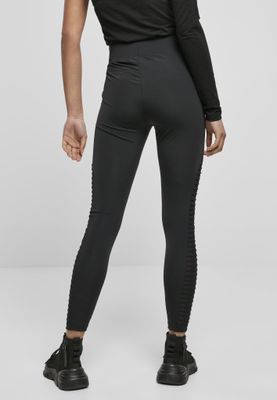 Ladies Highwaist Biker Tech Mesh Leggings