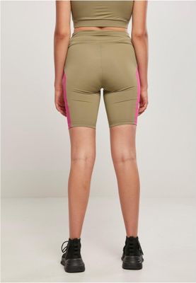 Ladies Color Block Cycle Shorts