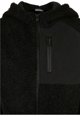 Boys Hooded Sherpa Zip