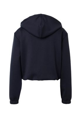 Zip-hoodie för dam med dragkedja – navy