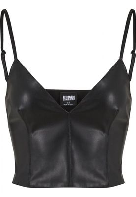 Ladies Synthetic Leather Top
