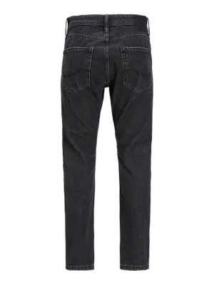 Svarta loose fit jeans herr - EDDIE