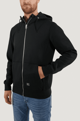 Basic zipped hoodie