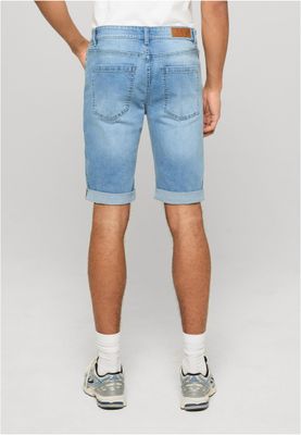 Shorts för herr med basic – new light blue washed tvättad finish