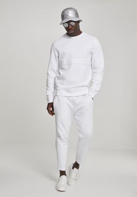 Sweatshirt with knitted fabric