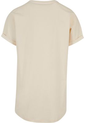 Long Shaped Turnup Tee Whitesand