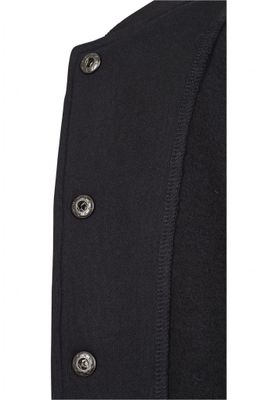 Black college jacket lady