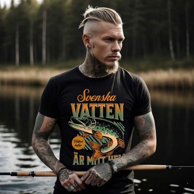Svenska vatten är mitt hem - T-shirt