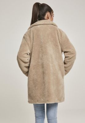 Teddy jacket oversize model lady