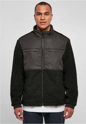 Patched Sherpa Jacket