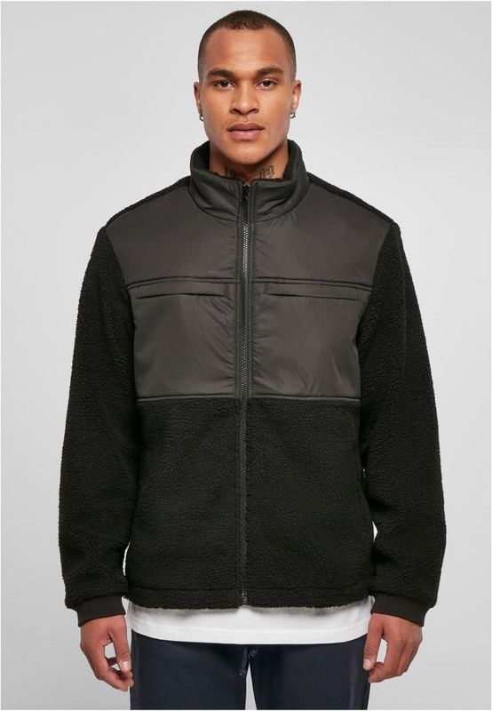 Patched Sherpa Jacket